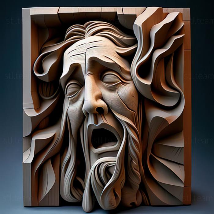 3D model Peter Yesis American artist (STL)